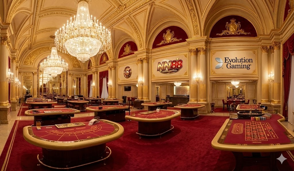 Evolution Gaming NN88 - Đỉnh Cao Sòng Bài Trực Tuyến Chuẩn Âu 3 Sự kết hợp hoàn hảo giữa công nghệ và cảm xúc thực của Evolution Gaming NN88